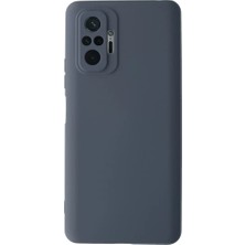 Sepetopia Xiaomi Redmi Note 10 Pro Kılıf Nano Içi Kadife Silikon - Gri