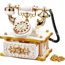 Layfhex Nostalji Telefon Görünümlü Çekmeceli Takı Müzik Kutusu