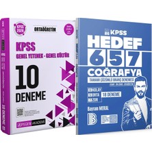 Pegem Akademi Yayıncılık Hedef 657 Coğrafya 18 Deneme - 2026 Kpss Ortaöğretim 10 Deneme
