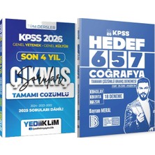 Yediiklim Yayınları Hedef 657 Coğrafya 18 Deneme - 2026 Kpss Son 4 Yıl Çözümlü Çıkmış Sorular