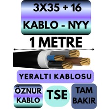 Avarson Öznur 3X35 + 16 Nyy (Yeraltı Kablosu) Metre Seçenekli