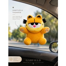 Hua Garfield Vantuzlu Peluş Oyuncak - 22 cm Araba Camı Araç Süsü - Dekoratif Sevimli Peluş