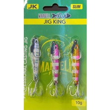 Marwell Jig King Zebra Glow (3 Adet)