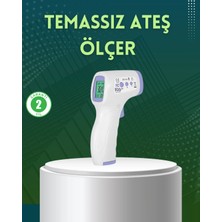 MiraLive Kızılötesi Temassız Ateş Ölçer LCD Ekranlı Hassas Termometre