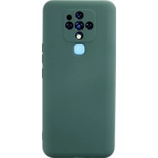 Sepetopia Tecno Camon 16 Kılıf Nano Içi Kadife Silikon - Koyu Yeşil