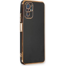 Sepetopia Xiaomi Redmi Note 10 Kılıf Volet Silikon - Siyah