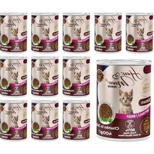 Larskas Biftekli ve Jöleli Yavru Kedi Konservesi, 400 G x 12 Adet
