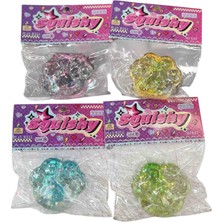 Simli Pati Squishy Sıkıştırma Jelli Sukusi Antistres Oyuncak 1 Parça Çocuklar İçin Eğlenceli