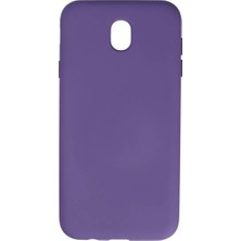 Sepetopia Samsung Galaxy J7 Pro / J730 Kılıf Nano Içi Kadife Silikon - Mor