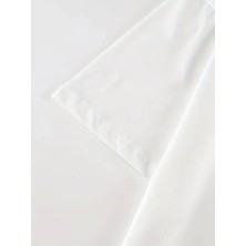 Pomeya  Baskılı Oversize Bisiklet Yaka T-Shirt - Beyaz
