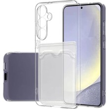 Sepetopia Samsung Galaxy S24 Fe Kılıf Kart Şeffaf Silikon - Şeffaf