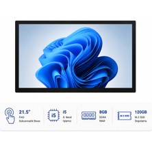 Grandstarr WP215M 21.5'' Fhd I5-8.nesil/8gb RAM/120GB SSD Dokunmatik Panel Pc