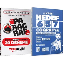 Yediiklim Yayınları Hedef 657 Coğrafya 18 Deneme - Paragraf Çözümlü 20 Deneme