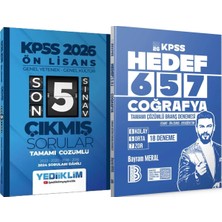 Yediiklim Yayınları Hedef 657 Coğrafya 18 Deneme - 2026 Ön Lisans Son 5 Sınav Çıkmış Sorular
