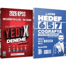 İndeks Akademi Yayıncılık Hedef 657 Coğrafya 18 Deneme - 2026 Kpss Lise Ortaöğretim Ön Lisans Yedix 7 Deneme