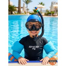 Snob Çocuk Şnorkel Set Silikonlu