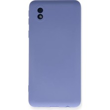 Sepetopia Samsung Galaxy A01 Core Kılıf Nano Içi Kadife Silikon - Lila