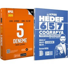 Pegem Akademi Yayıncılık Hedef 657 Coğrafya 18 Deneme - Kpss Genel Yetenek Genel Kültür 5 Deneme