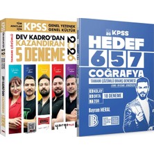Yargı Yayınevi Hedef 657 Coğrafya 18 Deneme - 2026 Kpss Dev Kadrodan Kazandıran 5 Deneme