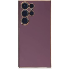 Sepetopia Samsung Galaxy S23 Ultra Kılıf Volet Silikon - Mor