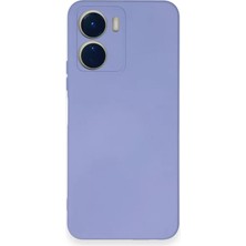 Sepetopia Vivo Y16 Kılıf Nano Içi Kadife Silikon - Lila