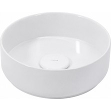 Lapino BOLD TEZGAHÜSTÜ LAVABO YUVARLAK 36 CM BEYAZ (6736)