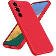 Sepetopia Samsung Galaxy A36 Kılıf Nano Içi Kadife Silikon - Kırmızı