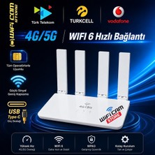 Wificam 5 Volt Type-C Girişli Wifi 6 Destekli 4g/5g Sım Kartlı Router Modem
