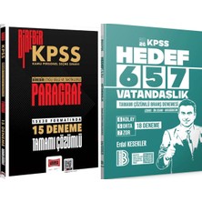 Yargı Yayınevi Hedef 657 Vatandaşlık 18 Deneme - 2026 Birebir Kpss Paragraf 15 Deneme Sınavı