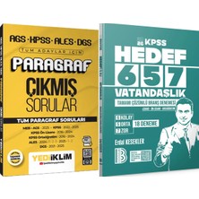Yediiklim Yayınları Hedef 657 Vatandaşlık 18 Deneme - Paragraf Pdf Çözümlü Tüm Paragraf Soruları Çıkmış Sorular