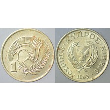 Banknoting Kıbrıs 1 Cent 1983.