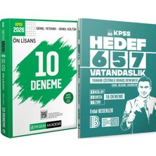 Pegem Akademi Yayıncılık Hedef 657 Vatandaşlık 18 Deneme - 2026 Kpss Ön Lisans 10 Deneme