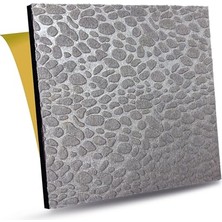 Esranın Dünyası Tink Kendinden Yapışkanlı Ses ve Isı Yalıtım Paneli, Akustik Duvar Paneli, Ses Yalıtım Süngeri, Keçe Kaplı Sünger 41X41 cm 6 Adet/1 M² Gri