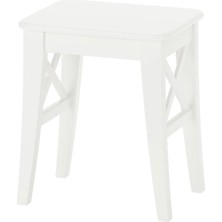 IKEA Rosentorp Ahşap Tabure, Beyaz