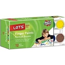 Esranın Dünyası Lets Parmak Boyası 12Lİ L-5512