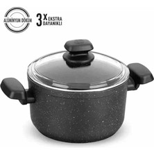 4 Adet Korkmaz A1343 Ornella Tencere 28X14,5