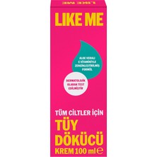 Like Me Tüm Ciltler Için Tüy Dökücü Krem 100 ml 3 Adet
