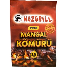 Köz Grill Közgrill Mangal Kömürü Pres 1,5 kg 4 Adet