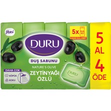 Duru Nature's Olive Zeytinyağı Özlü Duş Sabunu 5 x 150 G 4 Adet