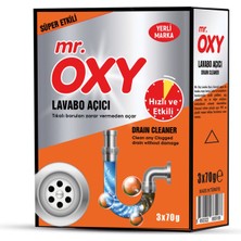 Mr.Oxy Mr. Oxy Lavabo Açıcı 3 x 70 G