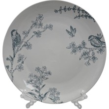Touch Me Porselen Ocean Bird Servis Tabağı 27 cm 3 Adet