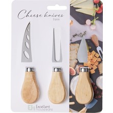 Excellent Houseware Peynir Bıçak Seti 3'lü