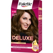Palette Deluxe 4-65 Büyüleyici Kahve Saç Boyası 115 ml 3 Adet