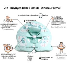 Esranın Dünyası Maytoys Dinozor Temalı 2in1 Büyüyen Bebek Simidi - Sökülebilir Oturaklı & Fonksiyonel Deniz Simidi