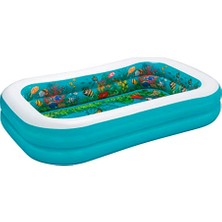 Esranın Dünyası Bestway 3D Undersea Adventure Şişirilebilir Oyun Havuzu 2,62 M x 1.75 M x 51 cm
