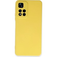 Sepetopia Xiaomi Redmi Note 11 Pro Plus 5g Kılıf Nano Içi Kadife Silikon - Sarı