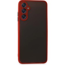 Sepetopia Samsung Galaxy A05S Kılıf Montreal Silikon Kapak - Kırmızı