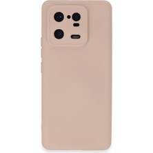 Sepetopia Xiaomi Mi 13 Pro Kılıf Nano Içi Kadife Silikon - Pudra