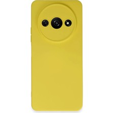 Sepetopia Xiaomi Redmi A3 4g Kılıf Nano Içi Kadife Silikon - Sarı