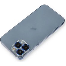 Sepetopia Apple iPhone 11 Pro Max Metal Kamera Lens Koruma Cam - Mavi